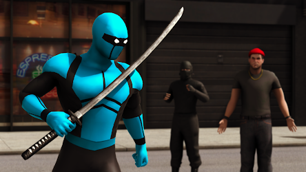 Blue Ninja مهكرة للاندرويد